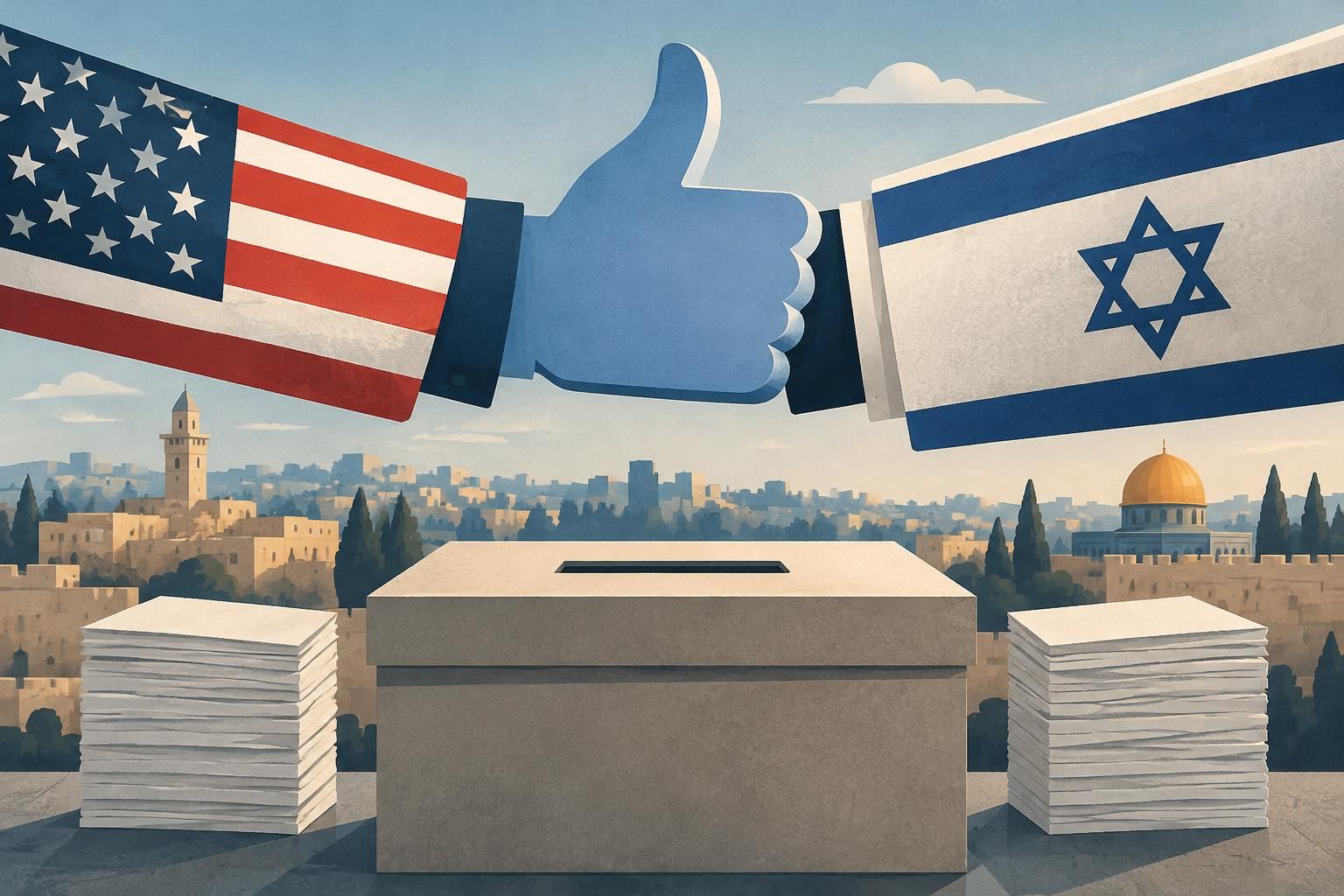 Netanyahu agradece el respaldo electoral de Trump en plena igualdad de las encuestas en Israel