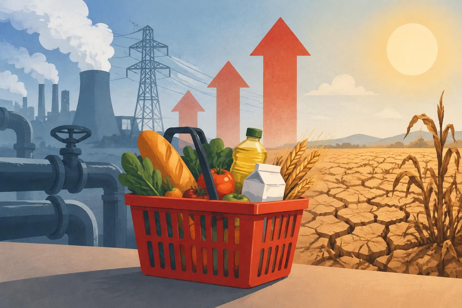 El BCE alerta de nuevas presiones sobre el precio de los alimentos por la energía y la sequía